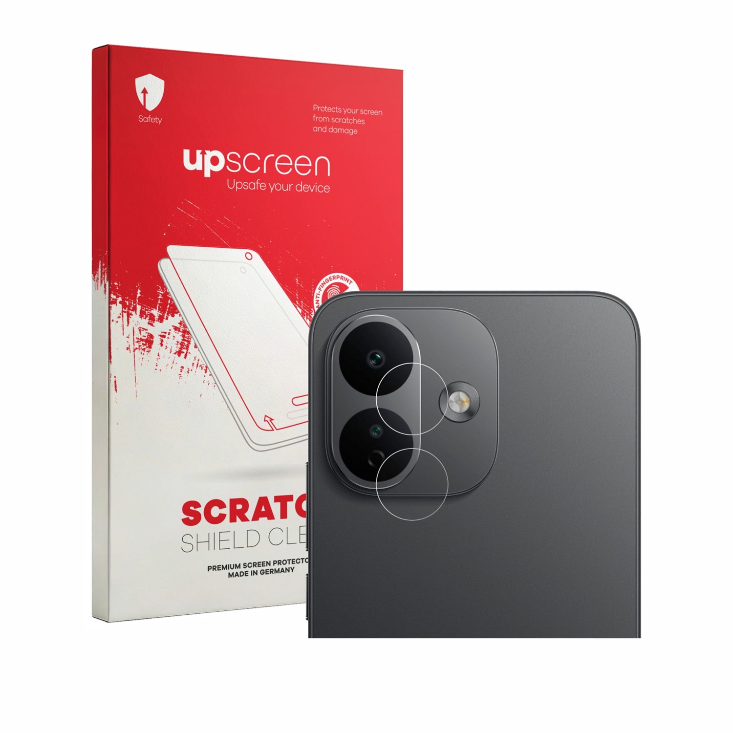 upscreen - Screenprotector voor Xiaomi Redmi Note 17 Pro 5G (ALLEEN Camera Lens) - Folie Beschermfolie transparant