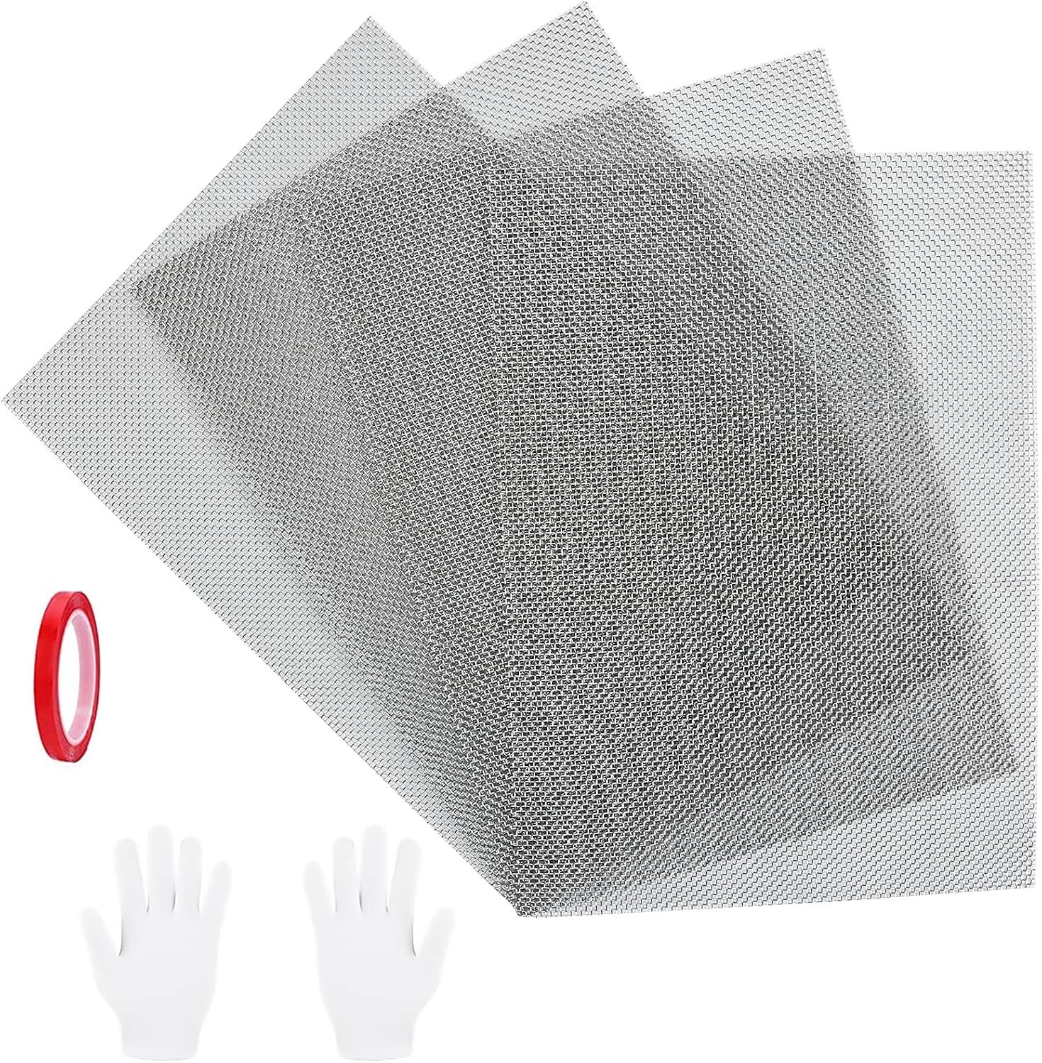 Fijne Draadgaas 20 Mesh van 304 Roestvrij Staal, Ideaal voor Filteren, Zeven en Beveiliging, 21x15 cm