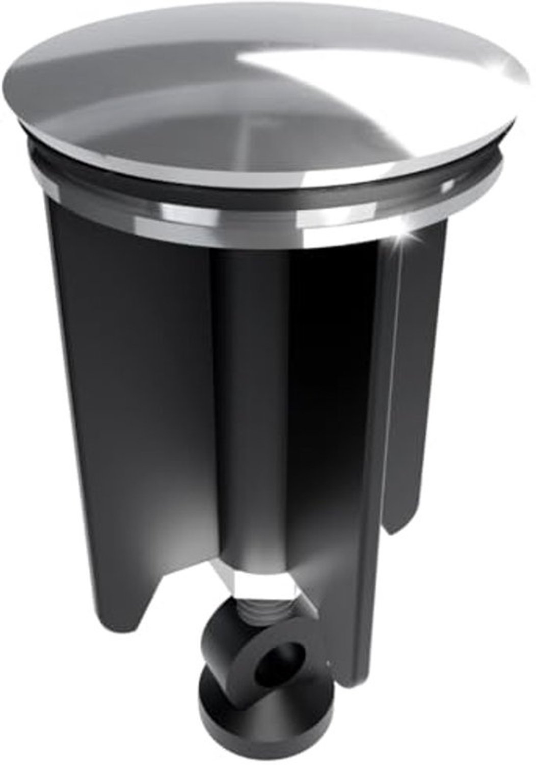 Universele metalen gootsteenstop van 40 mm, chroom - Afvoerstoppers voor badkamer en keuken