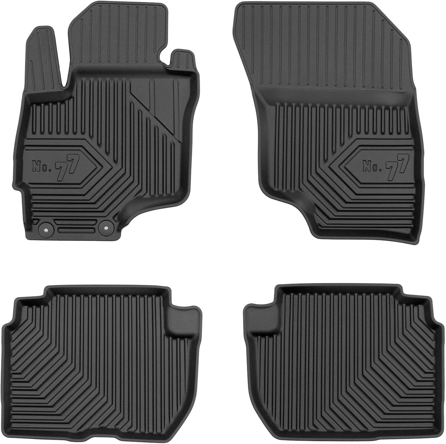 MOTOS Auto-vloermatten van rubber voor Mitsubishi Outlander III 2012-2022 Verbeter uw reiscomfort met Anti-Slip Mat Car No.77- Vloermatten voor alle w