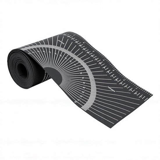 Lyrlody Pijpwikkel Rond Tape Multifunctioneel hoekmeet- en Markeergereedschap, Pijpmondpapiercirkel, Ca.400 G, voor Het Leggen van Pijpleidingen, Installateurs en Lasmarkeringswerkzaamheden — afbeelding 4