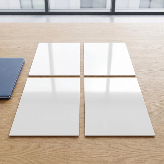 4 Stuks Delige Sublimatie Aluminium Bordblanks Dik Wit Metalen Bord voor Zelf Wanddecoratie in Woonkamer Slaapkamer — afbeelding 5