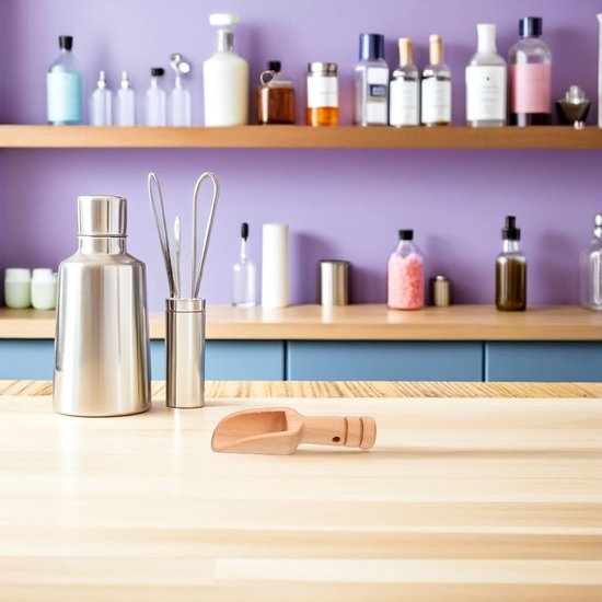 8 Stuks Delige Mini Houten Lepels met Ronde Platte Handgrepen Natuurlijke Theelepels Kruidenlepels voor Suiker Zout Koffie Kruiden Lichtgewicht Krasvrij voor Keuken Badkamer — afbeelding 3