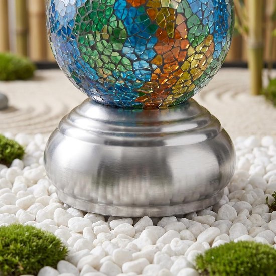 3 Stuks Roestvrijstalen Gazing Globe Stand Weerbestendige Tuinbol Houder met Brede Basis Stabiele Sferische Ornamentenstandaard voor Buiten Tuin Patio Balkon — afbeelding 3