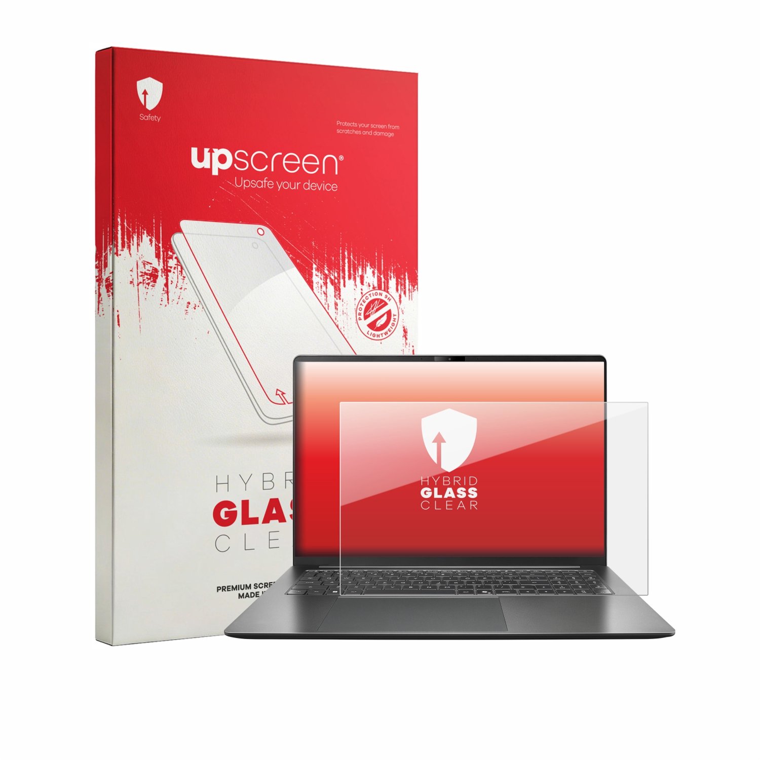 upscreen - Screenprotector voor ASUS Vivobook S16 S5652 - Folie Beschermfolie Beschermglas transparant