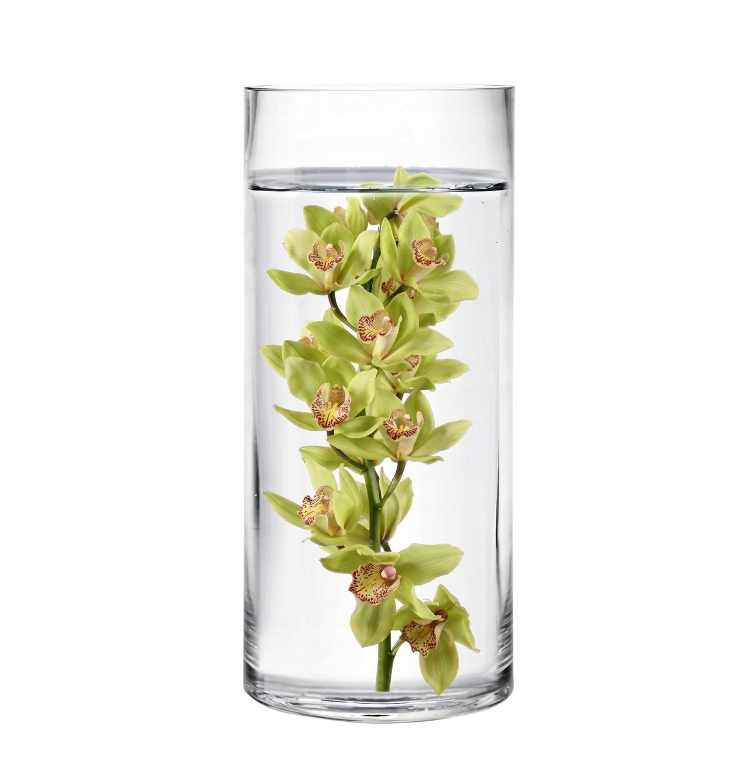 Trend Glass Glazen Vaas Cilinder 10x20cm - Transparant
