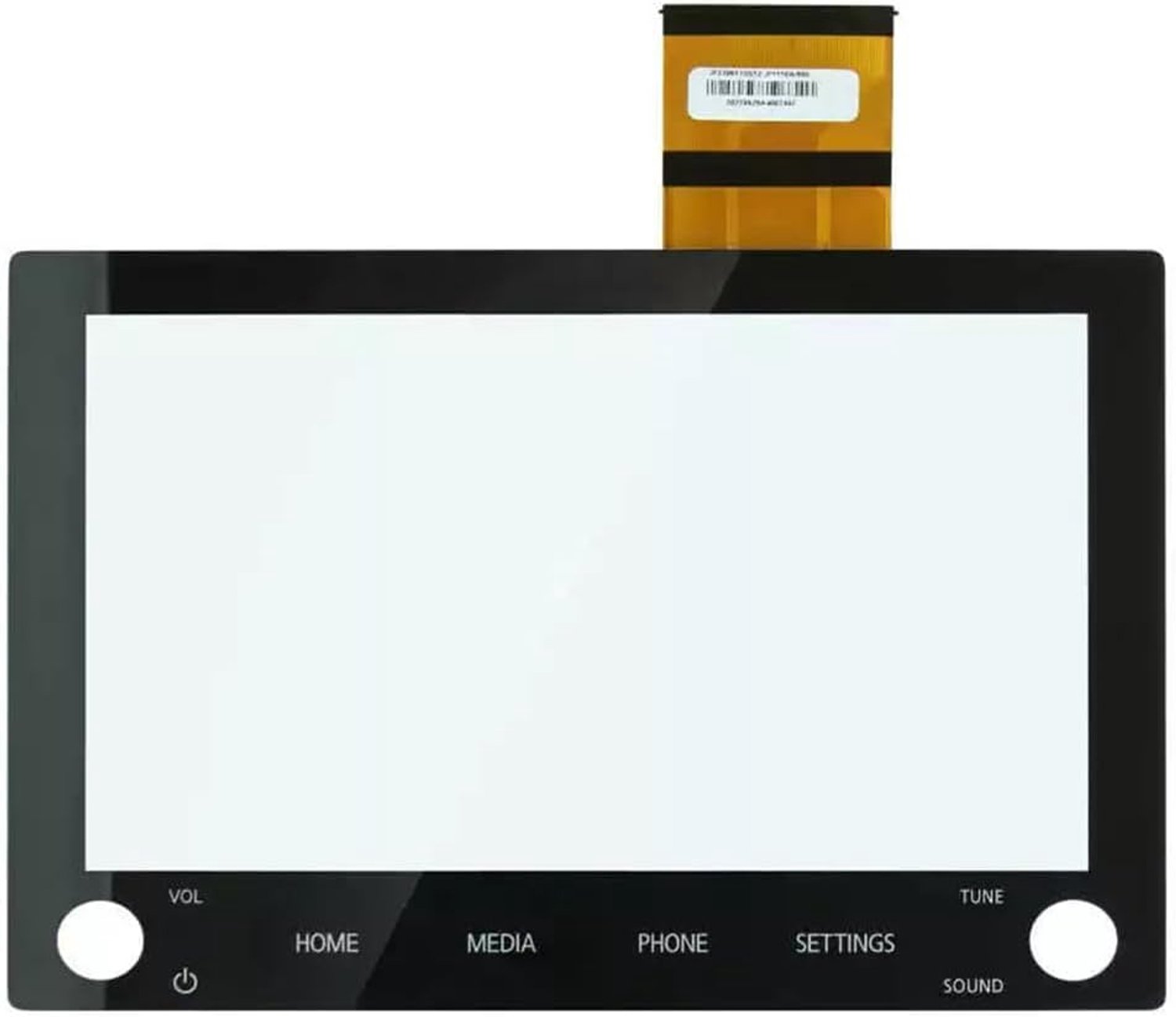 Grobo Ouchscreen LCD-scherm Digitizer Radio Navigatie NAV-versie vervangen door 2 knoppen 8,0 inch voor Outlander 2019-2022 8740A130 8740A040 8740A076