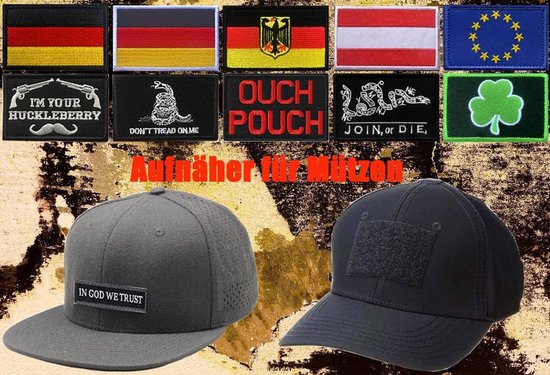 2 stuks 5 x 3 cm mini Duitsland vlaggen patch geborduurd badge met klittenband Duitse applicaties voor kleding tassen rugzak uniform vest militair tactisch buiten jersey-groene grens — afbeelding 5
