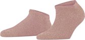 FALKE Shiny kort eenkleurig lyocell sneakersokken enkelsokken dames roze - maat 35-38