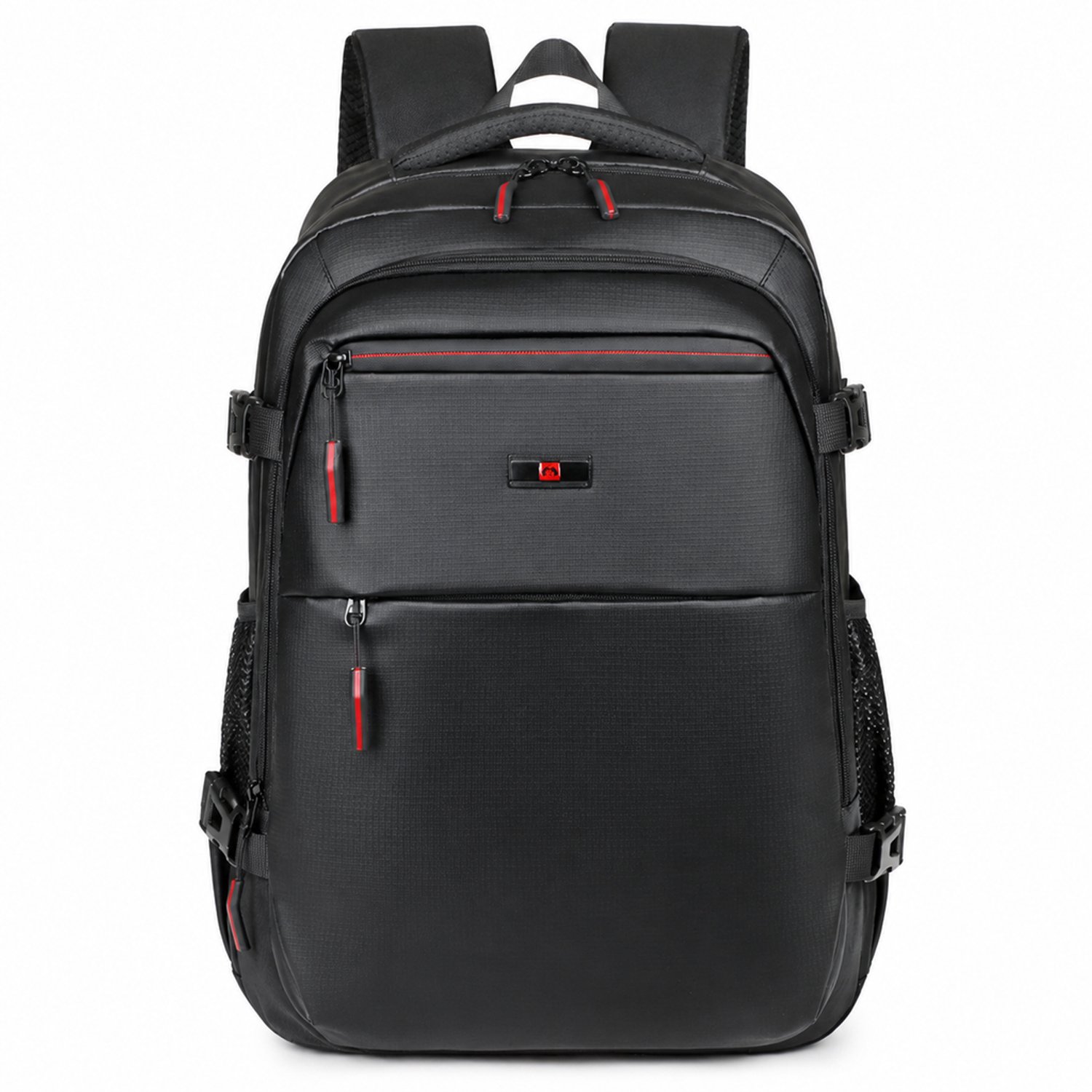 Rugzak - 20-35 l - groot model - effen zwart - voor zakenreizen