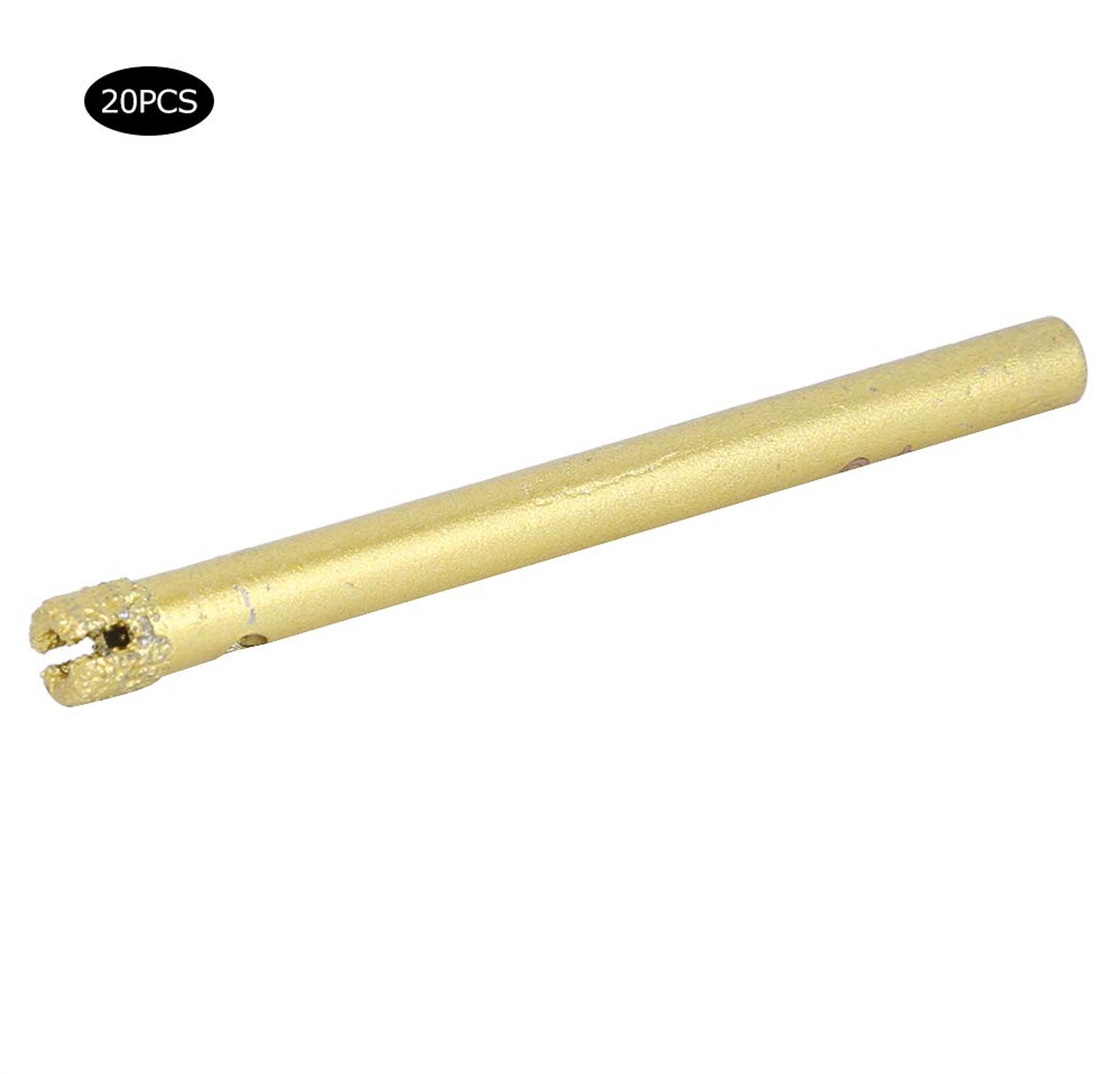 Chrees 6 Mm Gouden Diamanten Elektrische Handboor Snelboren voor Keramische Tegels (20 stuks) voor Professioneel Werk