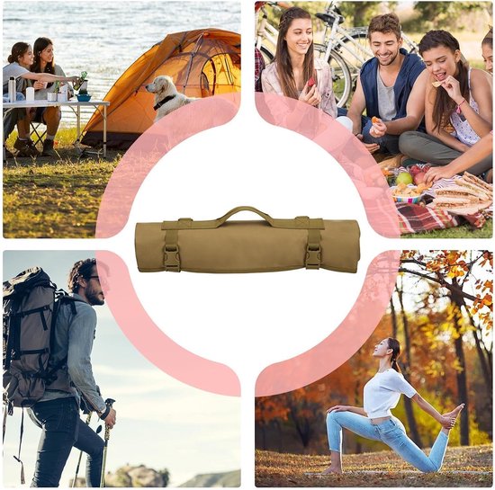 Opvouwbare matras, groot, waterdicht, opvouwbaar, voor kinderen, auto, camper, huis, trekking, wandelen, tent, hangmat, vloer, , winter, zomer — afbeelding 4