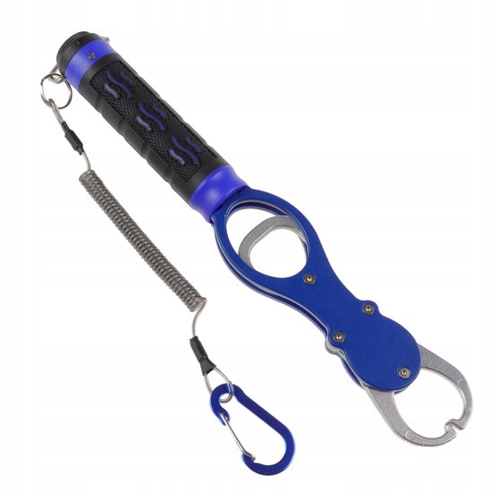 Visgrijper met Weegschaal - 28cm, Antislip Handvat — afbeelding 3