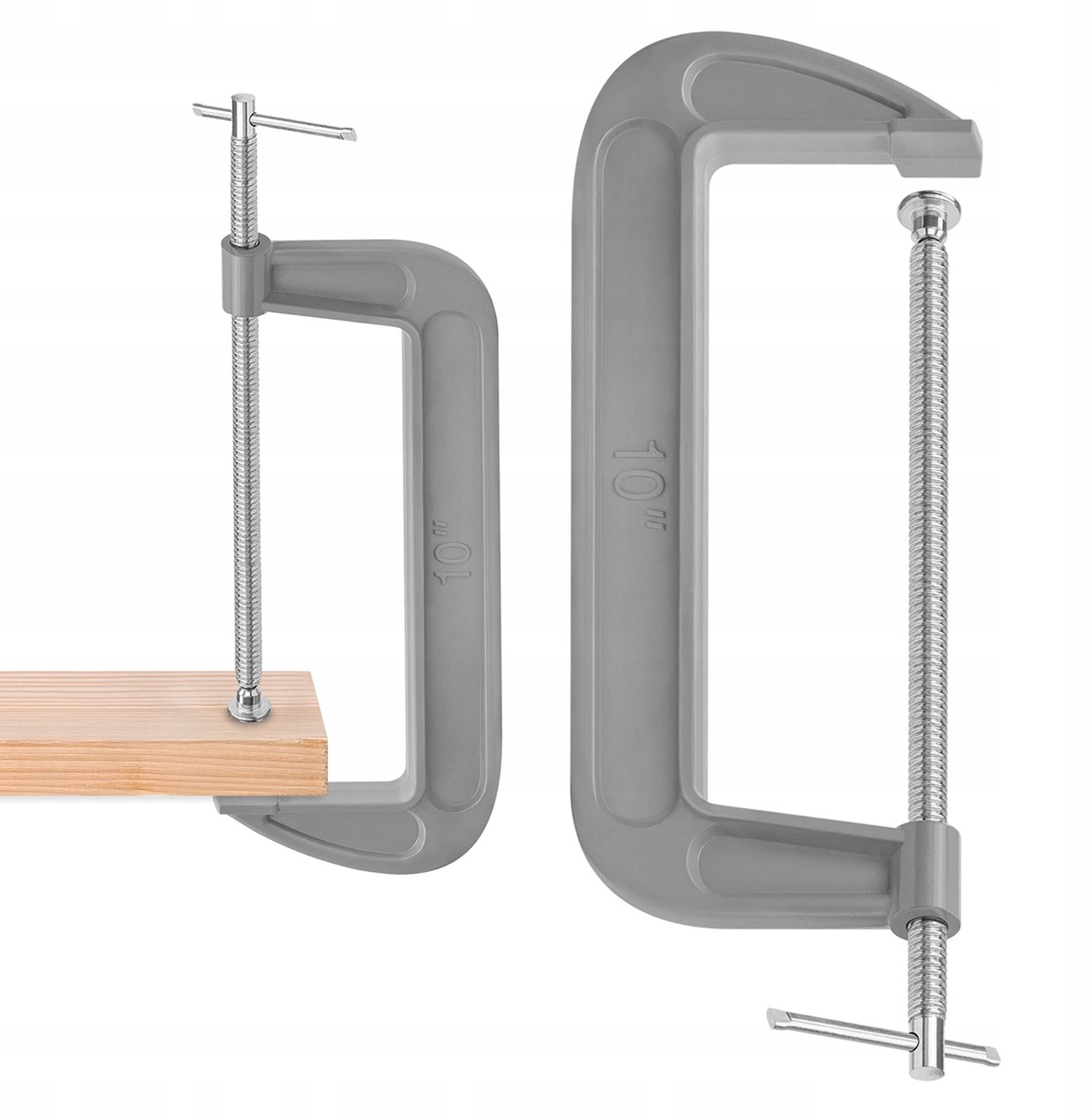 Gereedschap: Schroefklem Type C 10" (250mm) - Solide IJzeren Constructie