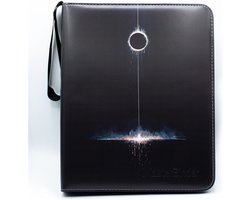 MasterBinder Eclipse Verzamelmap 900 Kaarten – 9 pocket TCG binder met eclipse artwork voor en achter – ritssluiting, zij-insteek, waterafstotend kunstleer – Pokémon, Magic, Yu-Gi-Oh, One Piece