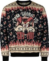 Looney Tunes Wile E. Coyote Heren kersttrui - meerkleurig - L