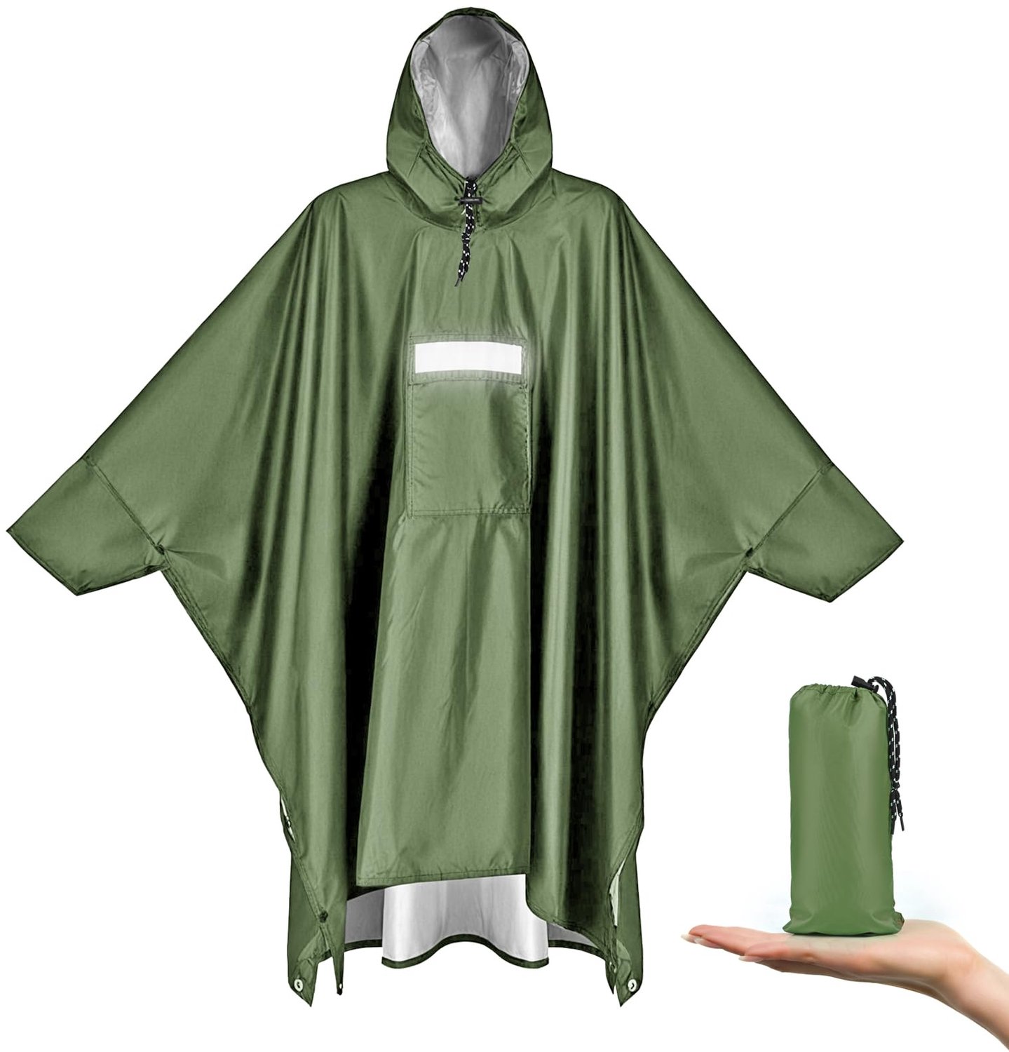 Famanu - Regenponcho - Bescherming tegen regen - Waterdicht en ademend - Variabel 1