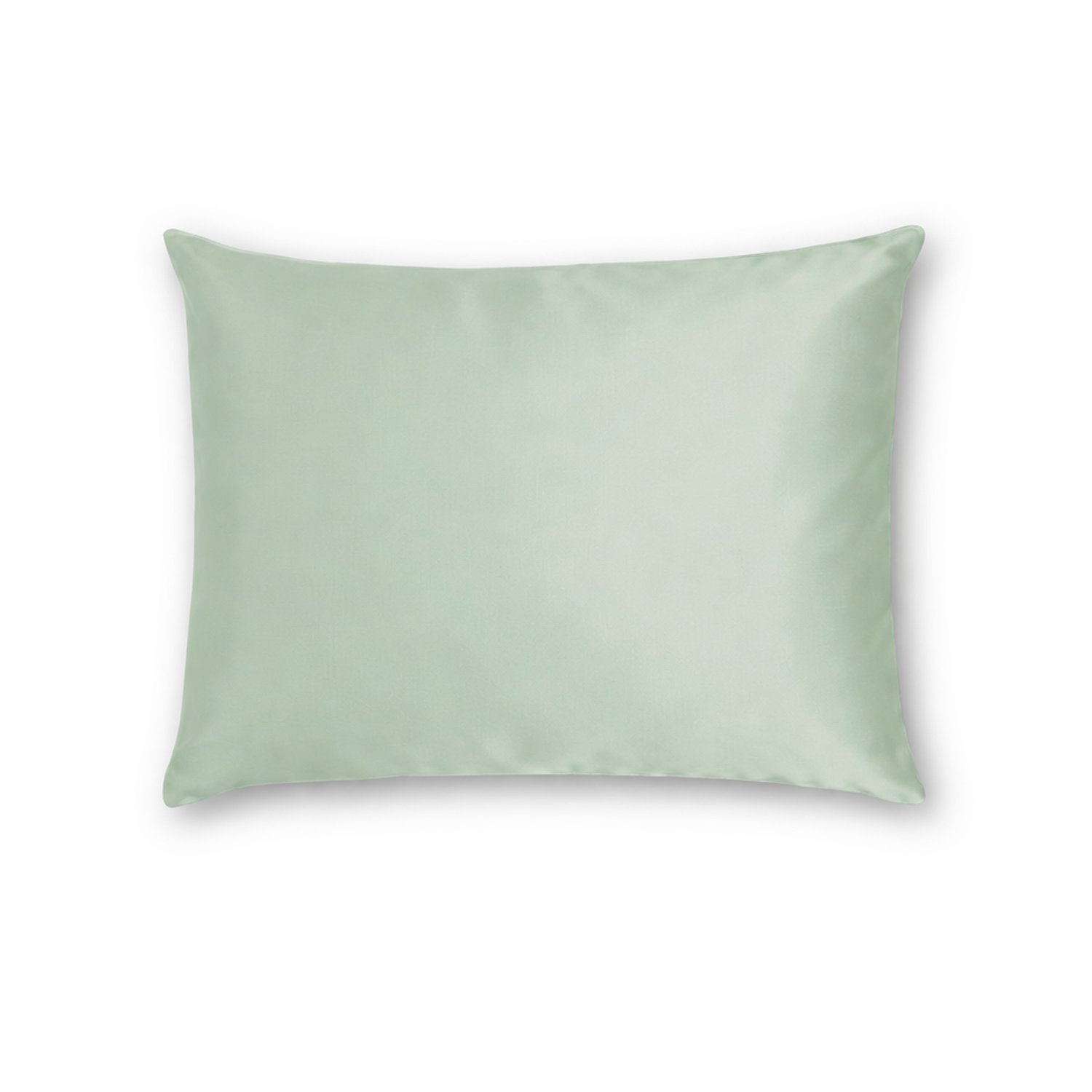 Zijden Kussensloop Soft Sage - 22MM - Silk Heaven - 45x65cm (voor o.a. traagschuim kussens 60x40cm) / Hotelsluiting