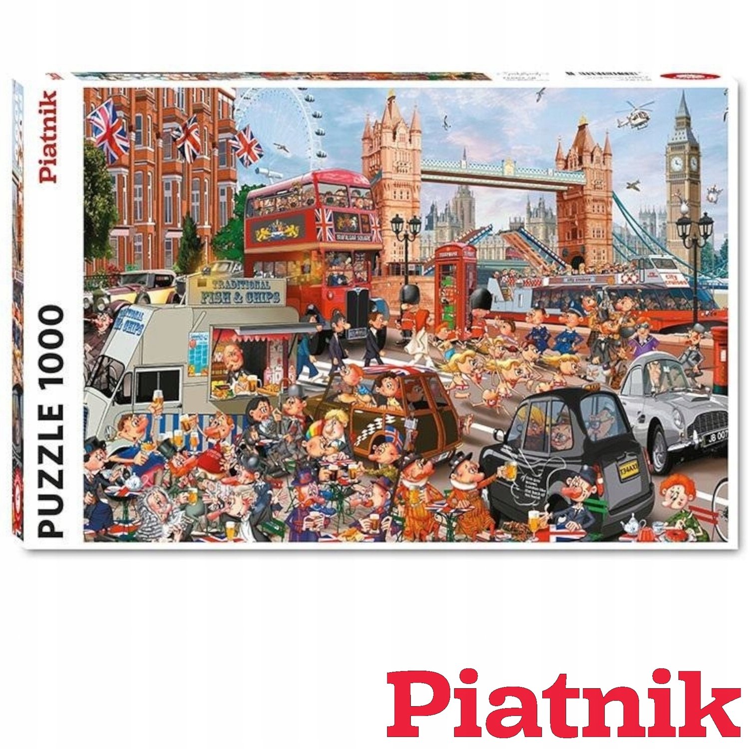 Piatnik Educatieve Puzzel 1000 Stukken - Londen