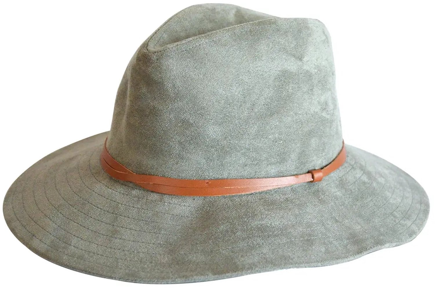 Riley Fedora - Winterhoed Dames UV werend House of Ord Cape Town - Maat: L-XL: 61 cm - Sage