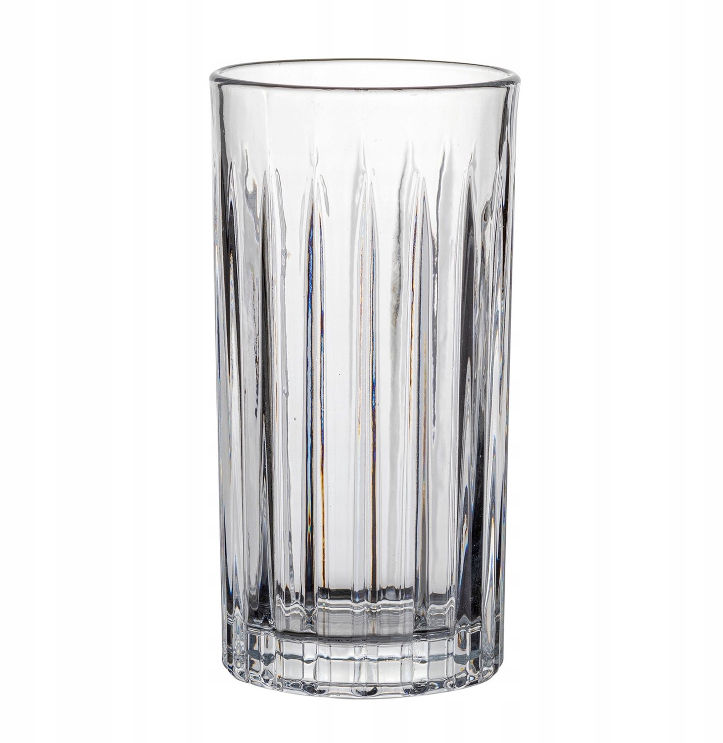 Florina Fiorello Longdrink Glazen 2 stuks - 390 ml - Geribbeld Glas