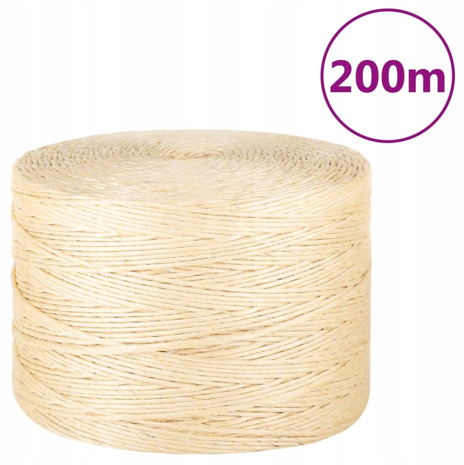 Natuurlijk Sisal Touw 3mm x 200m - Sterk & Duurzaam
