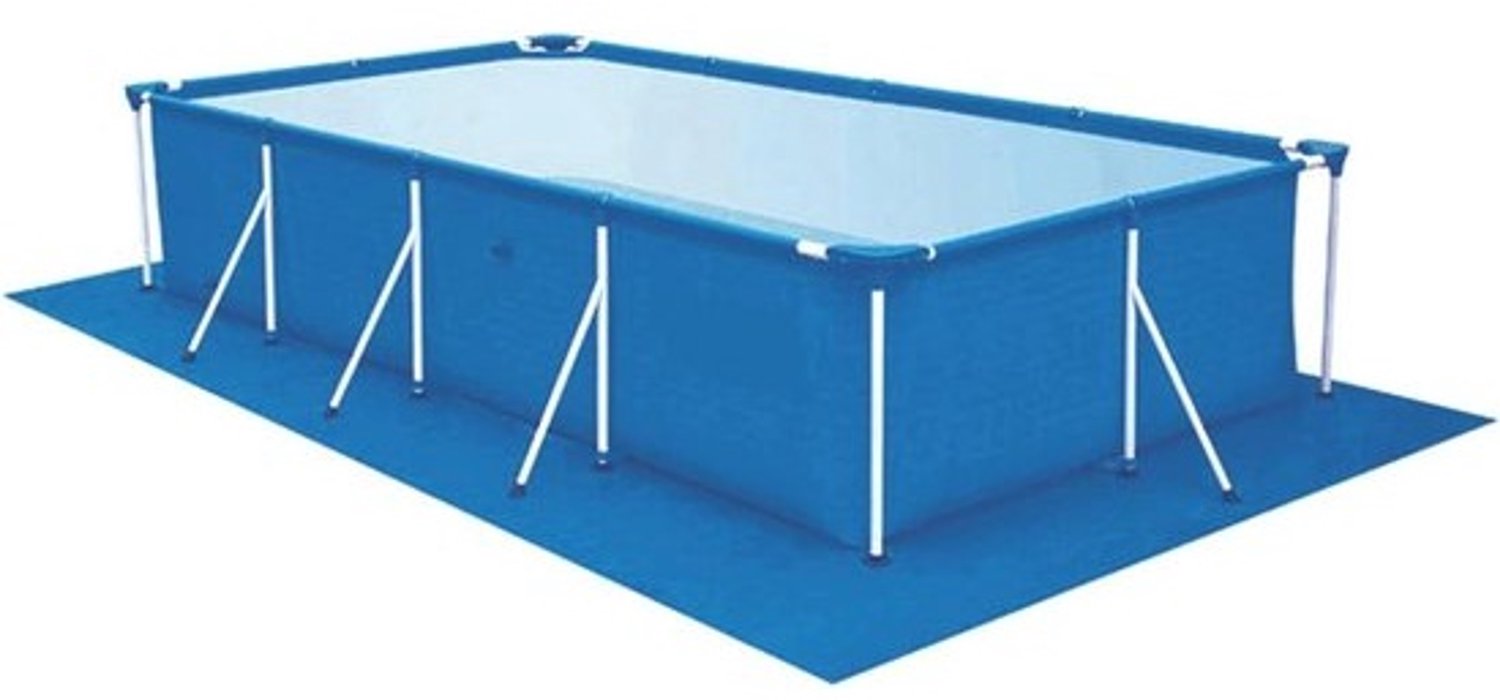 Grondzeil voor zwembad – Vloerbeschermer voor zwembad – Bescherming voor zwembad – Slijtvast polyester – 500×300 cm – Blauw Grondzeil voor zwembad – Vloerbeschermer voor zwembad – Bescherming voor zwembad – Slijtvast polyester – 500×300 cm – Blauw