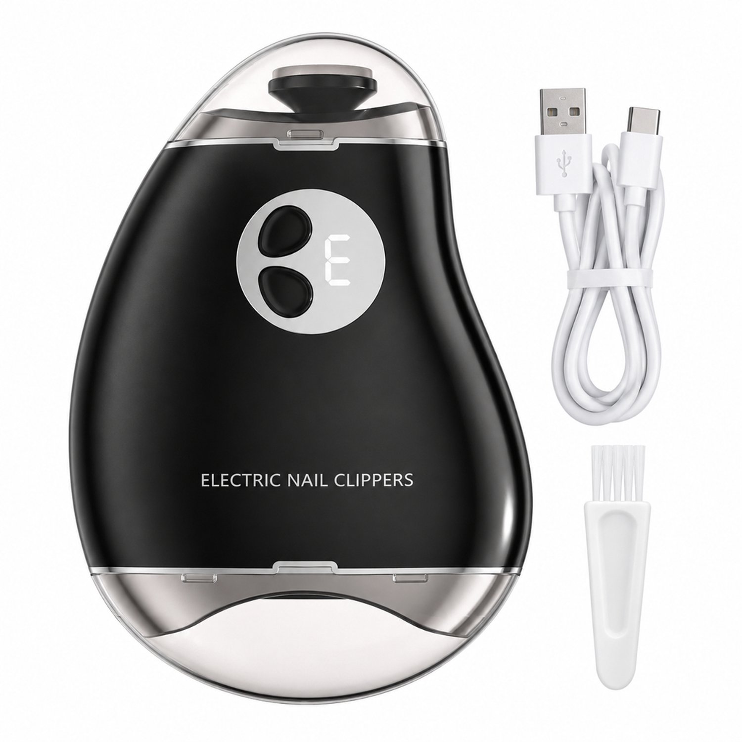 Elektrische nagelknipper - oplaadbaar en multifunctioneel - met bescherming tegen beknelling en nagelvijlfunctie - voor dagelijks thuisgebruik