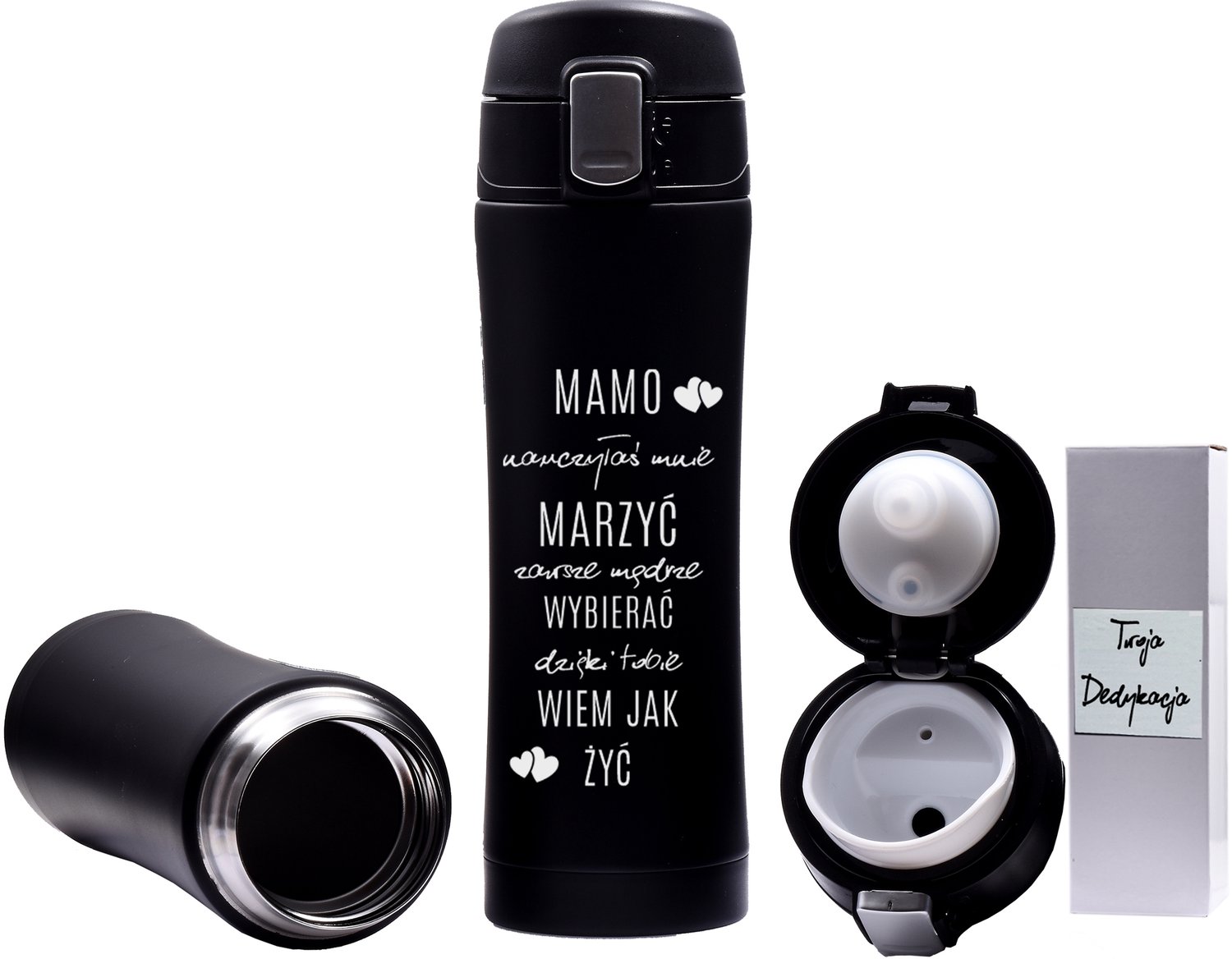 Gegraveerde Thermobeker "Lieve Mama"