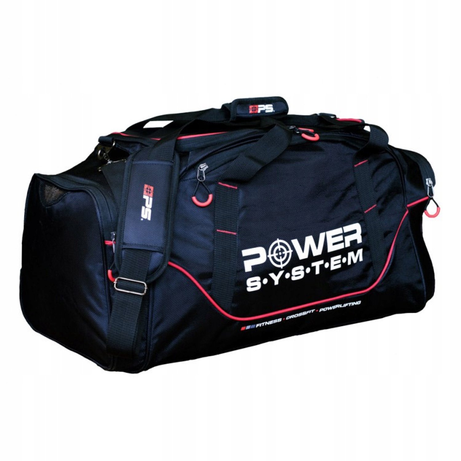 Merkloze Sporttas Magna - 80L - Zwart/Rood