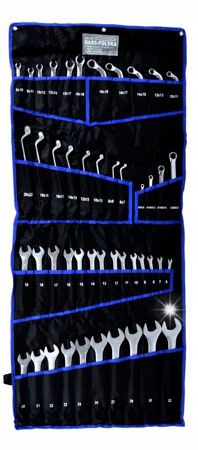 Set Ringsleutels Torx & Platte Sleutels - 47 Delig