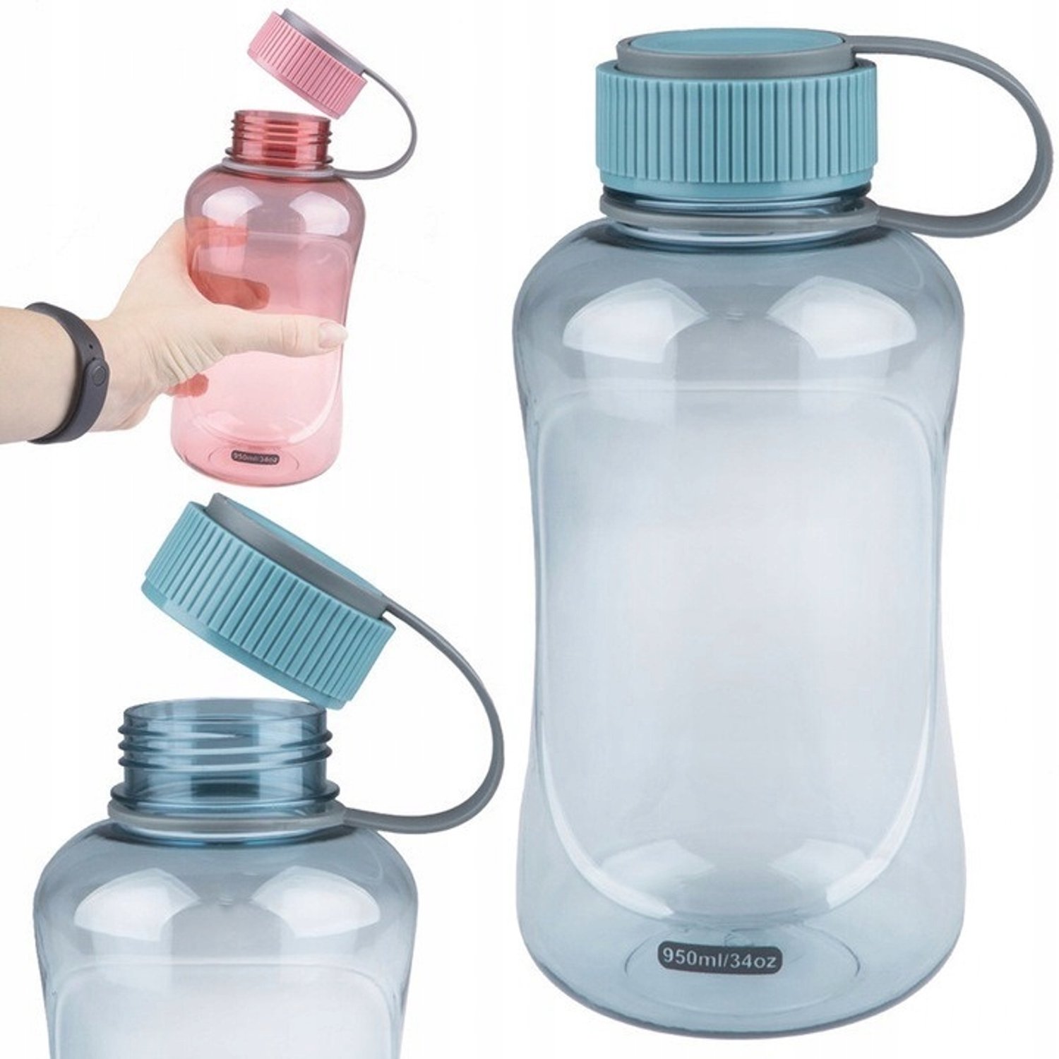 Active Sport Bidon Blauw 950 ml - Ideaal voor Sport & Onderweg