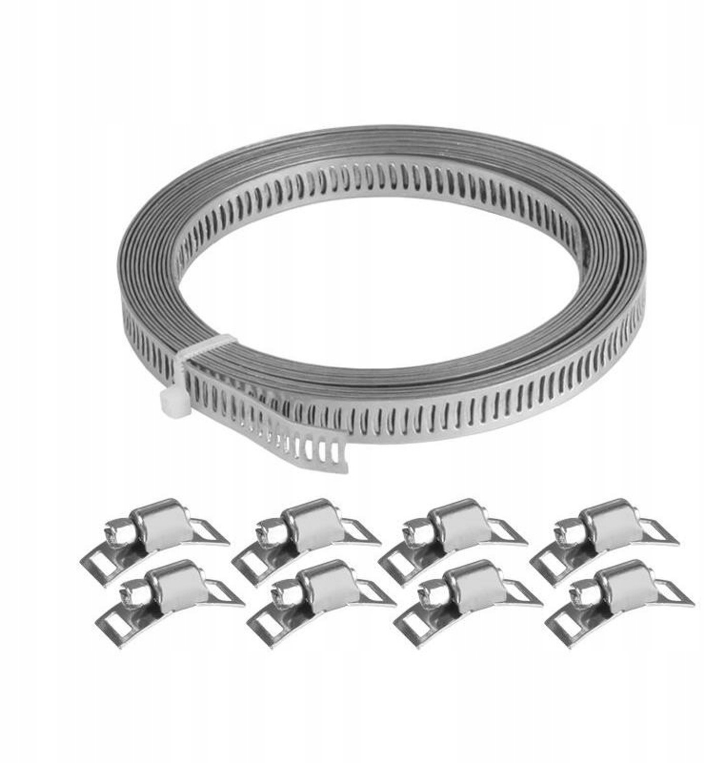 Slangklem Set 8mm x 3m met 8 Klemmen - Op Maat Gemaakt