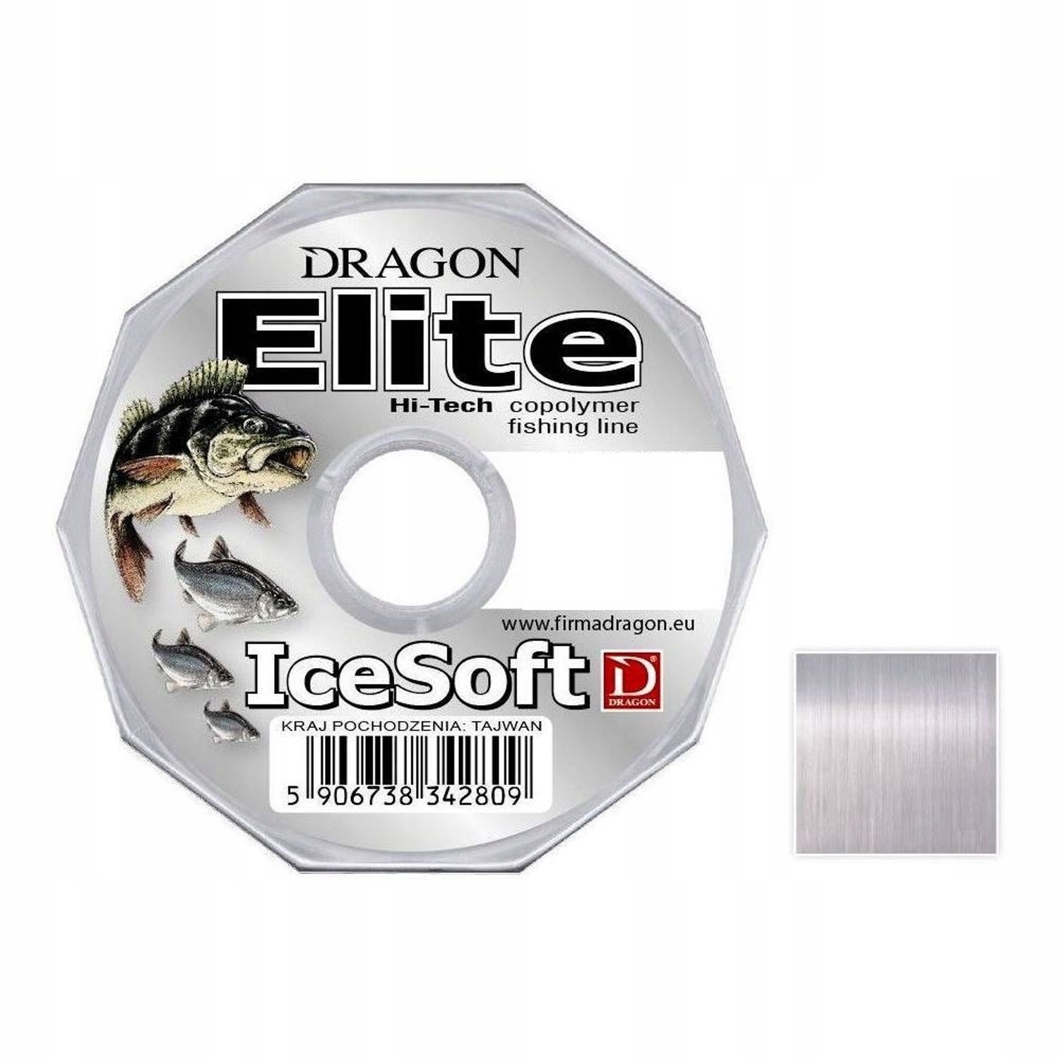Dragon Elite IceSoft Vislijn - 40m, 0.10mm, 1.30kg