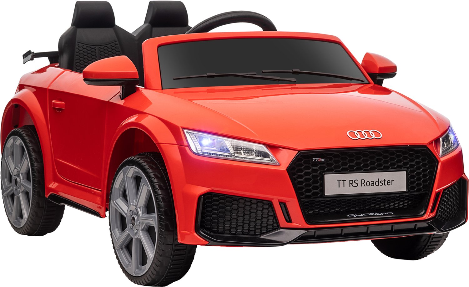 Homona Kinderauto - Elektrisch - Met afstandsbediening, verlichting en muziek - 102 x 60 x 44 cm - Rood