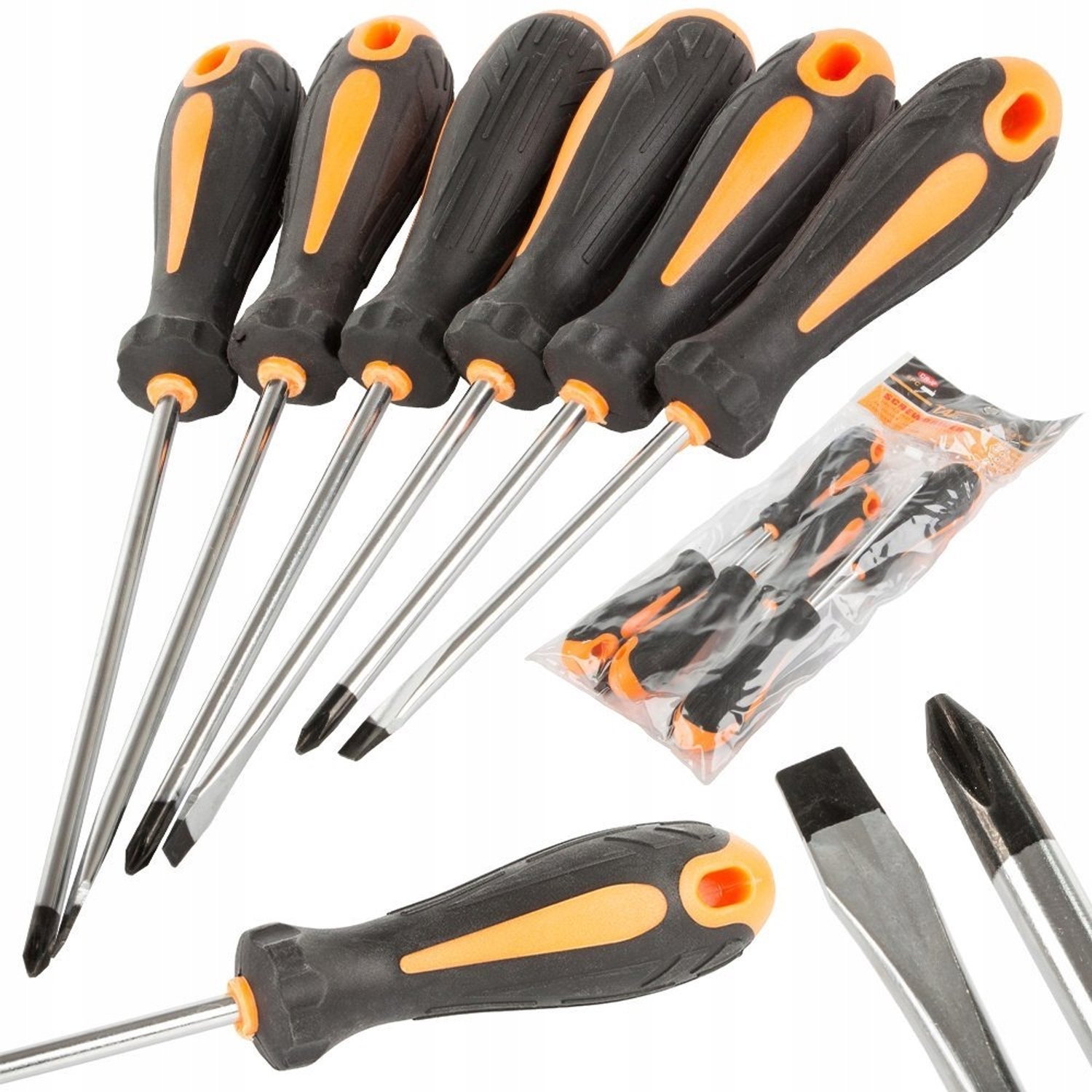 6-delige Schroevendraaierset met Magnetische Tips
