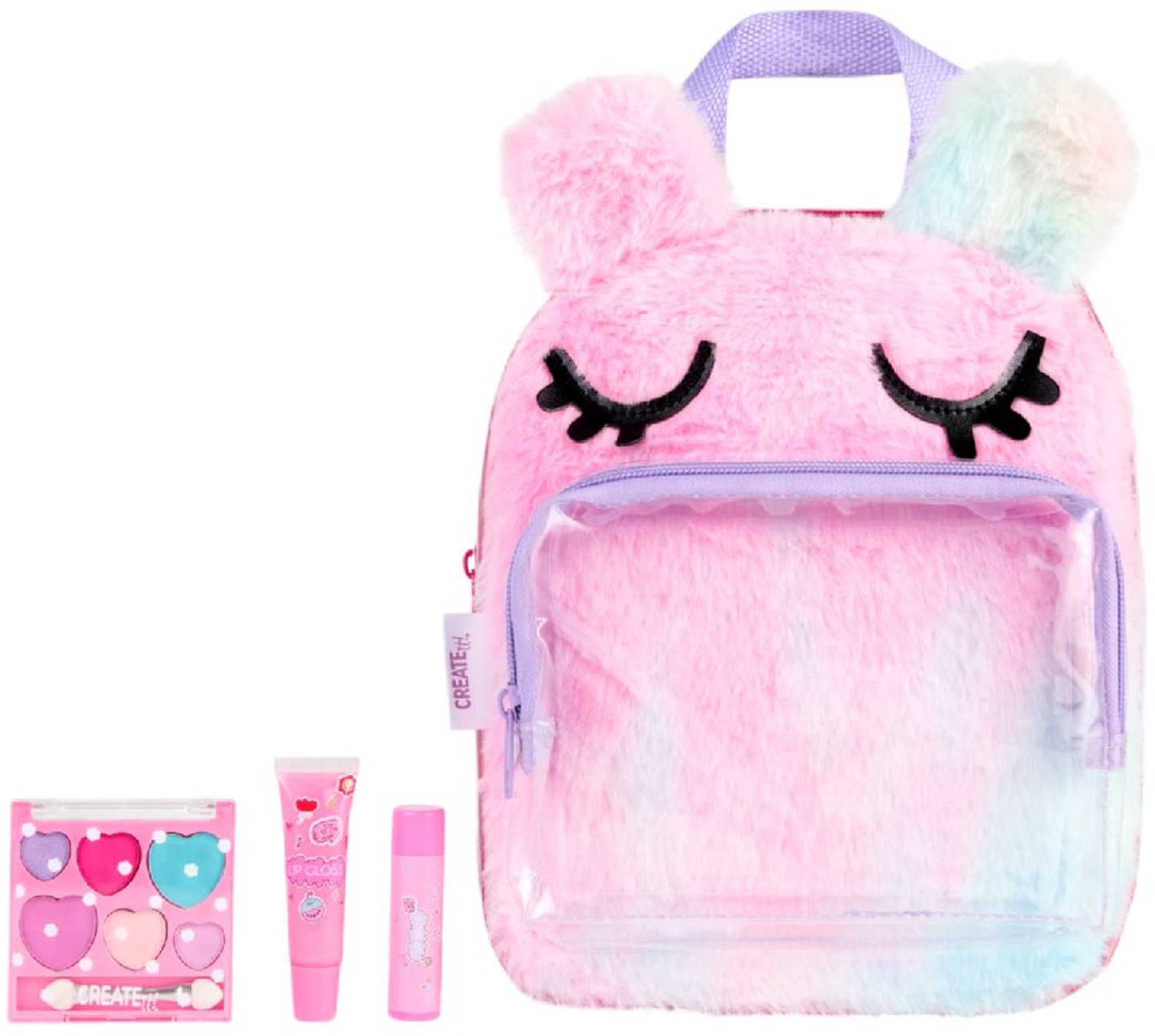 Create It! make-up set in fluffy rugtas