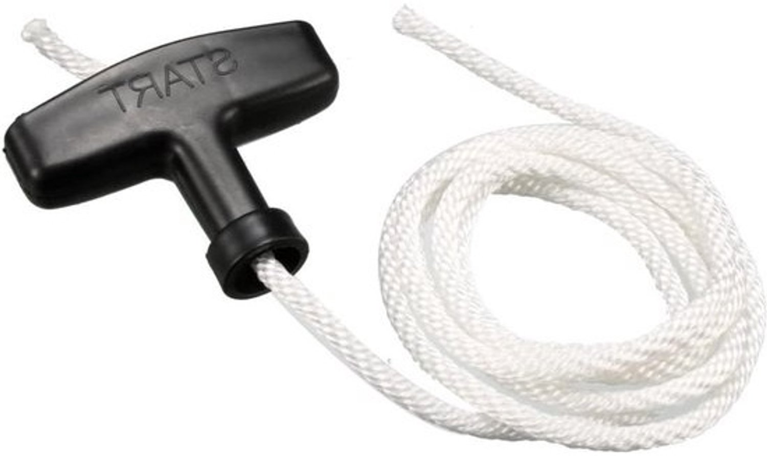 Trekstartertouw - Startkabel voor grasmaaier - Voor motor starten - Solide vlechtwerk - 1,4 meter - Zwart-wit