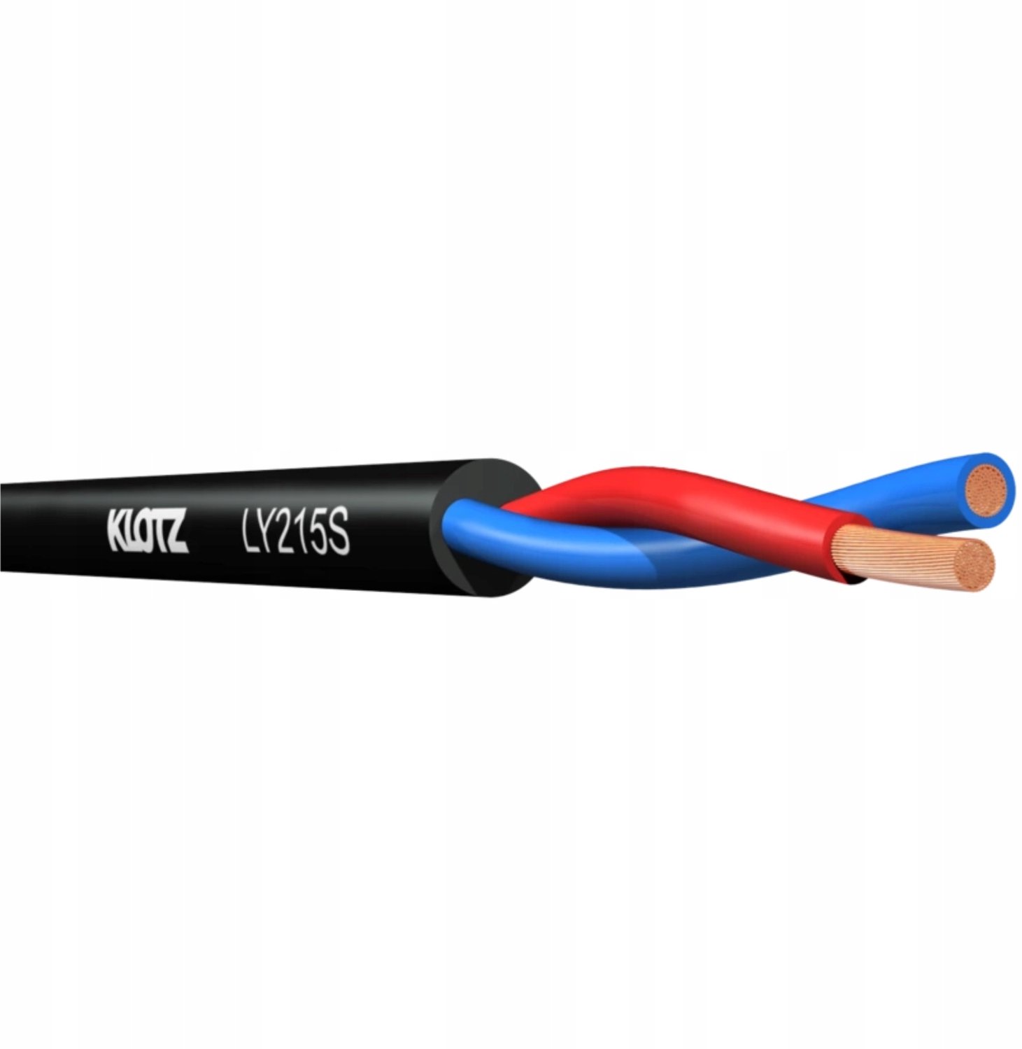 Luidsprekerkabel 2x1,5 mm² PVC - Zwart by Klotz – product photo