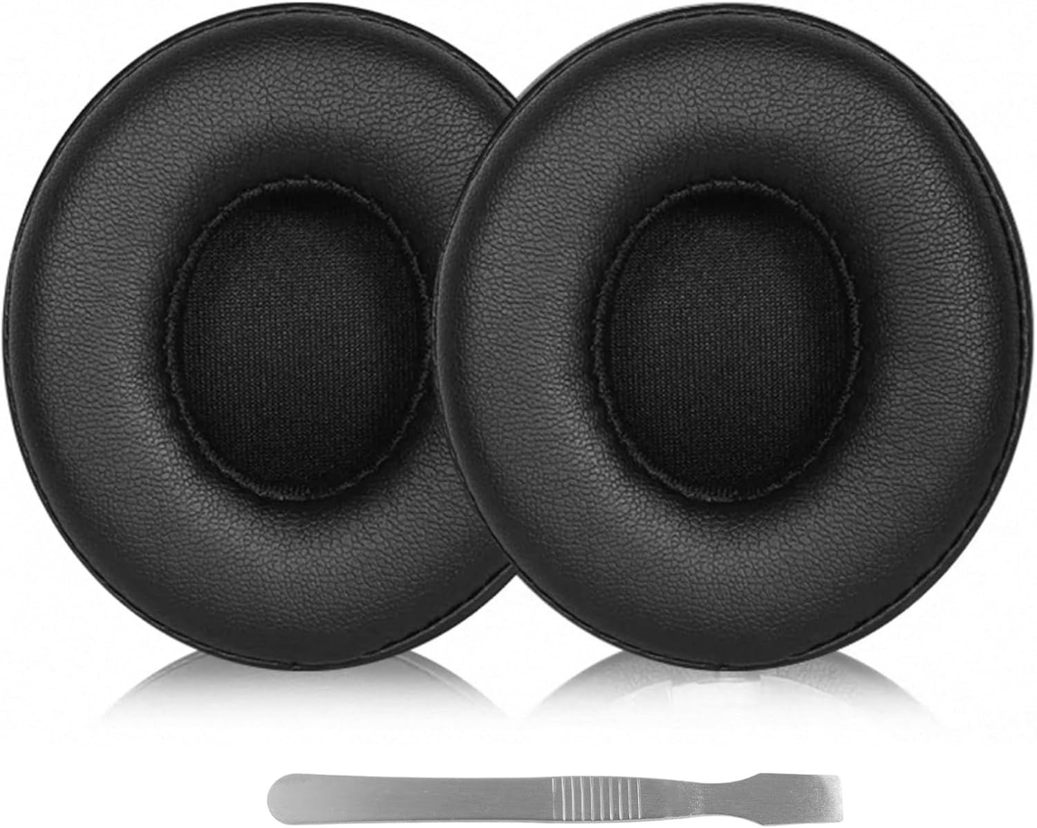 Comfortabele en duurzame oorkussens van hoogwaardige proteïneleer en traagschuim voor on-ear hoofdtelefoons, ideaal voor muziekliefhebbers en lange luisterervaringen