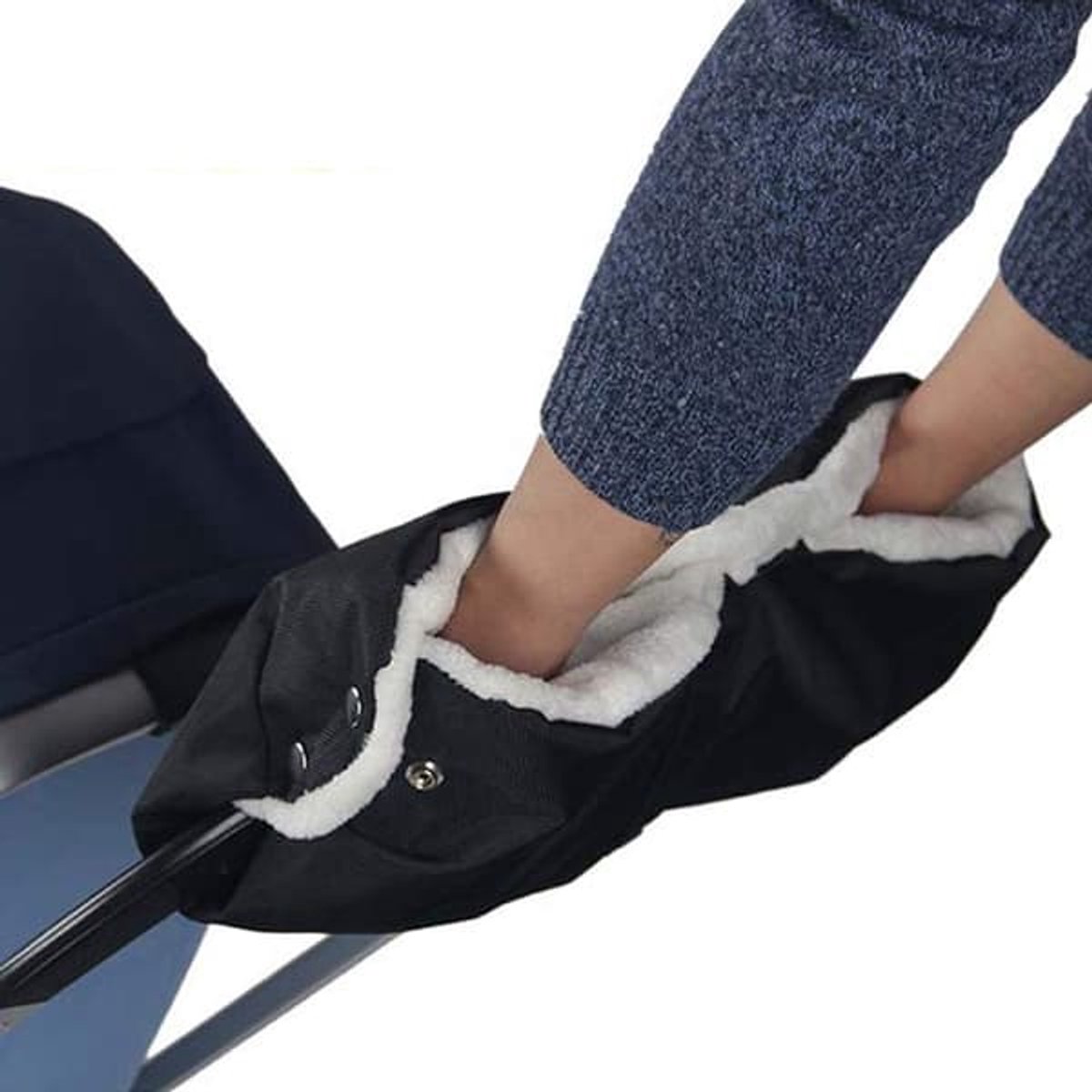 Handwarmer Geschikt voor kinderwagen, zwart