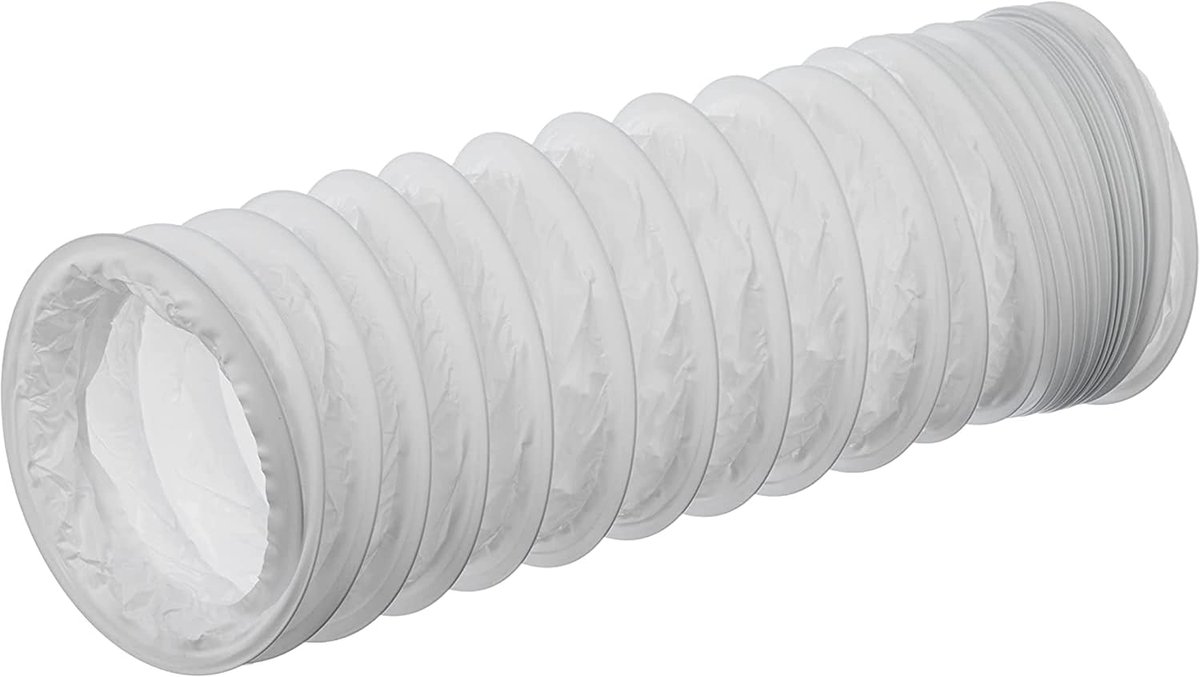 Ø 125 mm / 1 m ventilation hose - PVC flexible hose - exhaust hose for air conditioning tumble dryer extractor hood - ShopVlot