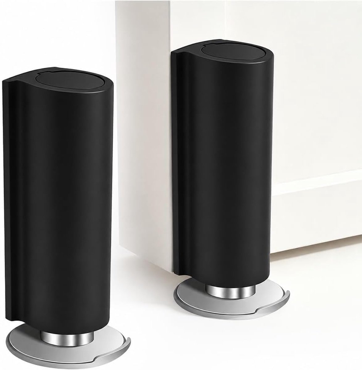 Magnetische deurstopper, zonder boren, 2 stuks - ShopVlot