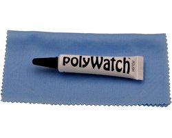 Polywatch Poly Watch Plastic Crystal Glass Polish & Scratch Remover Repair Tool With Blue Cloth, Modern - ShopVlot