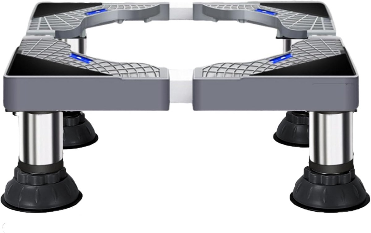Washing machine base with reinforced feet, washing machine base for refrigerator, tumble dryer, load capacity 200 kg - ShopVlot