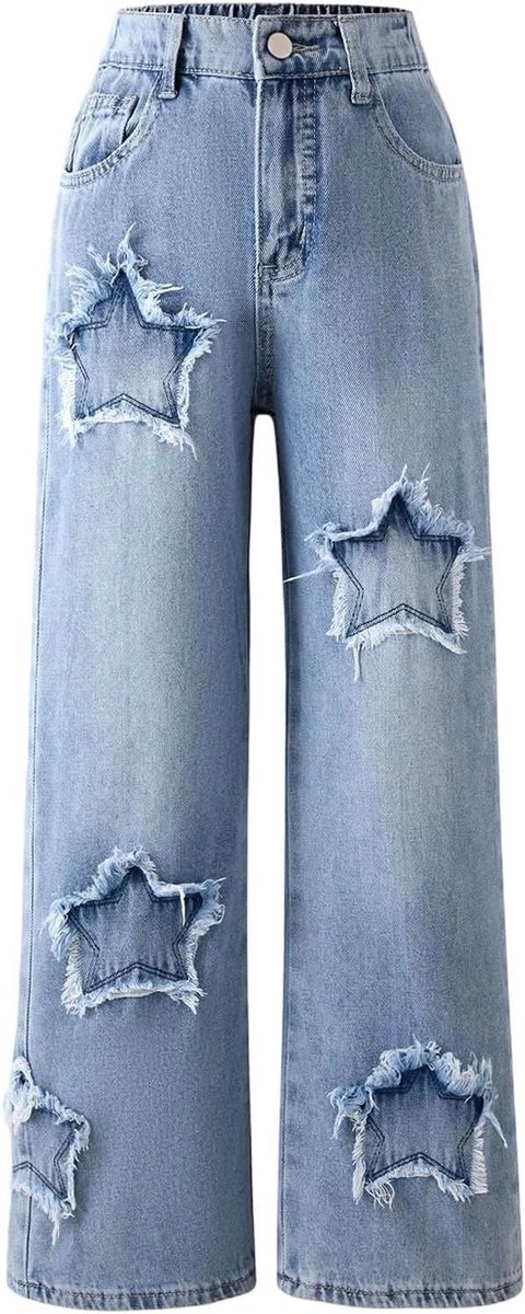 Meisjesbroek voor kinderen, legging van katoenen jersey, elastische taille, zacht en rekbaar, voor school, sport en ontspanning, 2-14 jaar, A82
