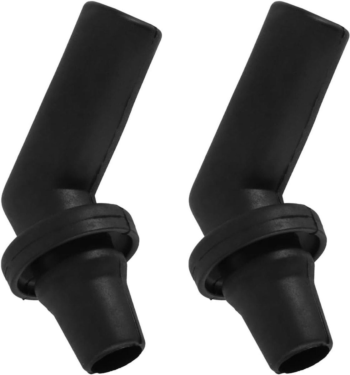 2 stuks EEH500110 waterafvoerslangconnector voor schuifdak, compatibel met Range Rover Sport LR3 LR4 Discovery 3 Discovery 4 zwart