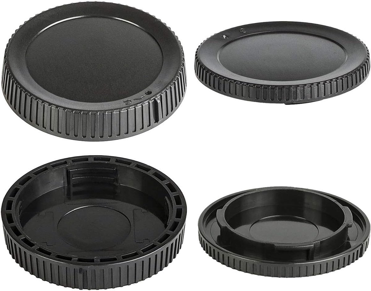 Body Cap & Achterlens Cap Cover voor Nikon Z8 Z9 Z7II Z6II Z7 Z6 Z5 Z5 Z50 kit Z Mount Lens (2 Pack)