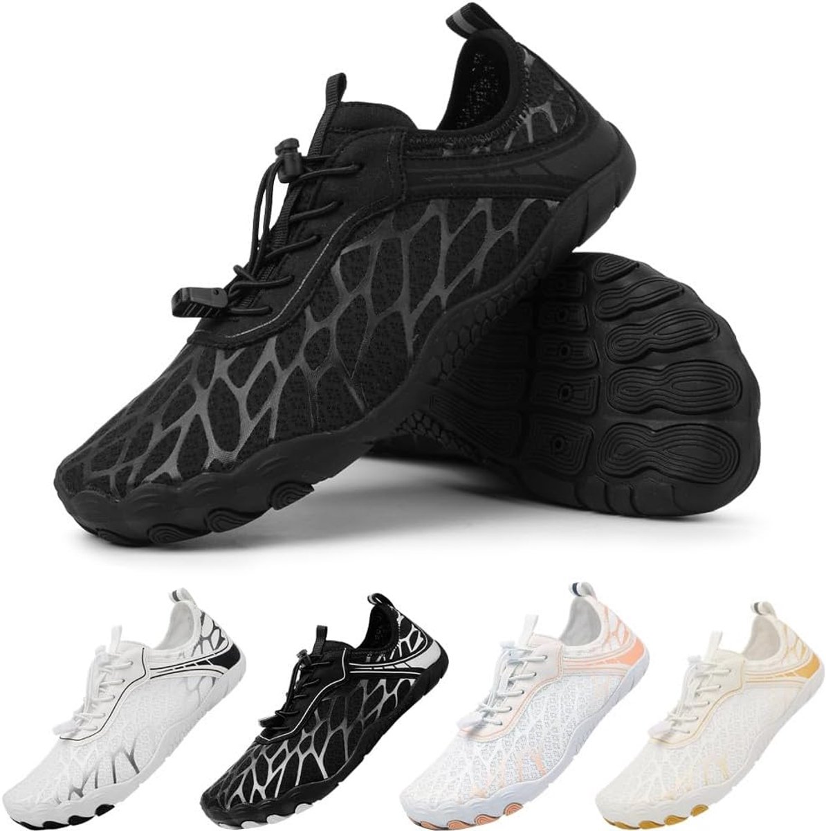 Waterschoenen Badschoenen Heren Dames Strandschoenen Aquaschoenen Surfschoenen Zwemschoenen Zomer Snel Drogende zachte en lichtgewicht voor Unisex 36-46