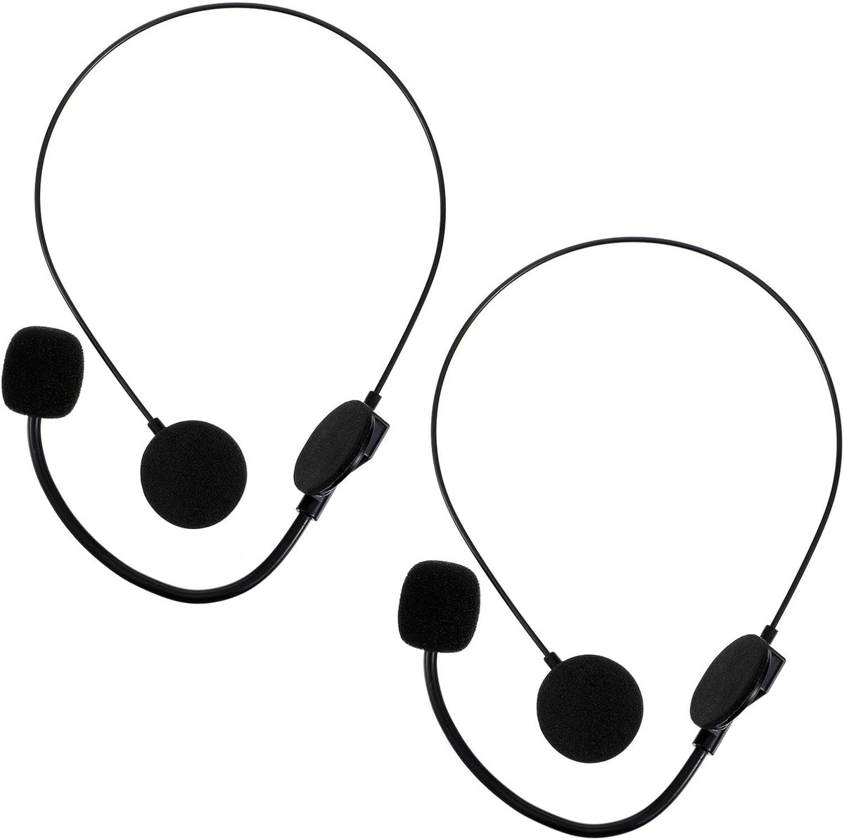 2 stuks headset, microfoon, speelgoed, cosplay-microfoon-rekwisiet